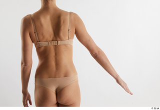 Cynthia  1 arm back view flexing lingerie underwear 0002.jpg